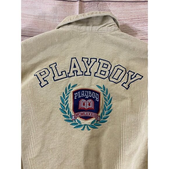 Playboy X Pacsun Collabs Men's Embroidered Varsity Full Zip Jacket - XS/S - Picture 13 of 13